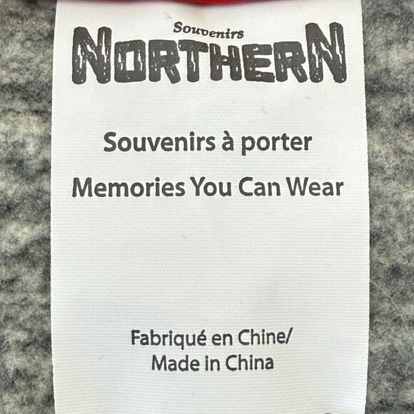 Vancouver Canada Full Zip Hoodie Women XL Gray Souvenirs Northern - Picture 8 of 12